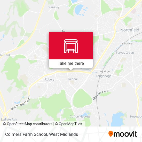 Colmers Farm School map