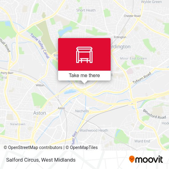 Salford Circus map