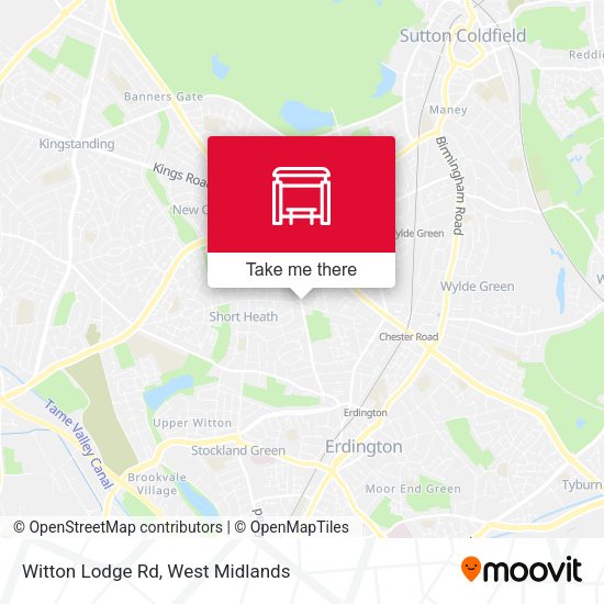 Witton Lodge Rd map