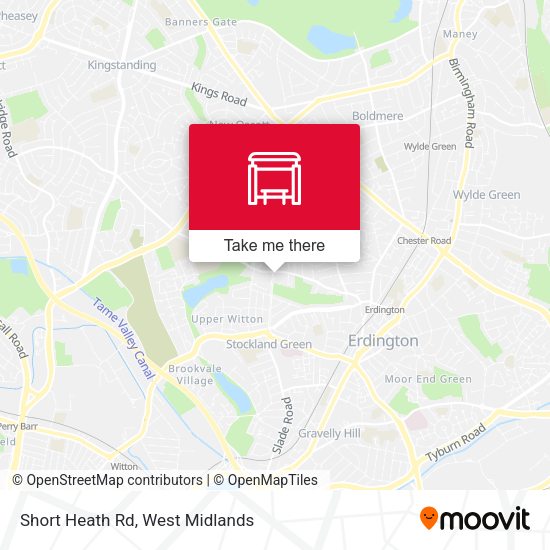 Short Heath Rd map