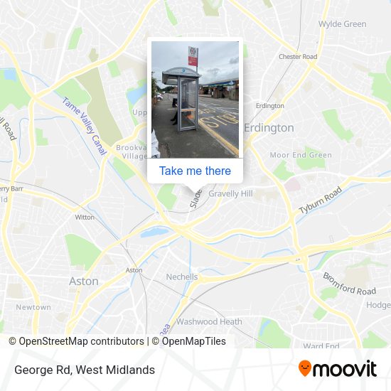 George Rd map