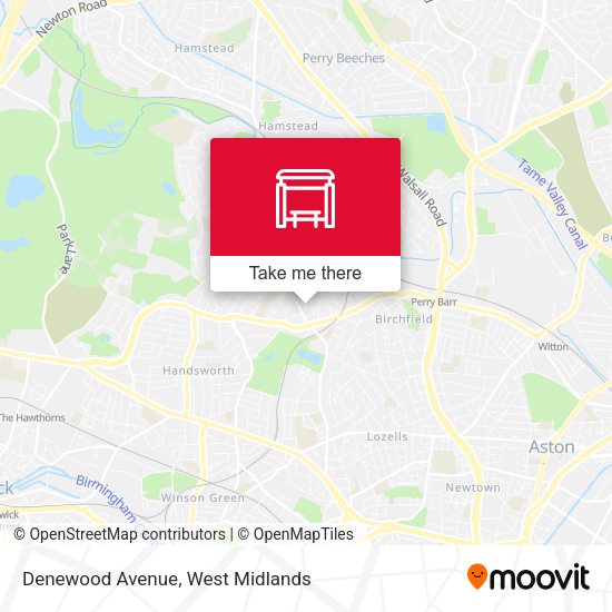 Denewood Avenue map