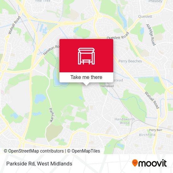 Parkside Rd map