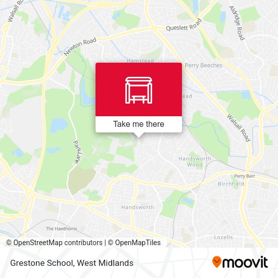 Grestone School map