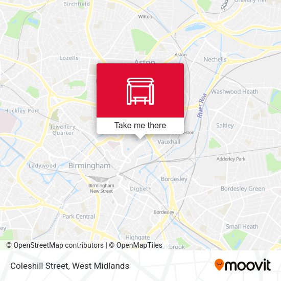 Coleshill Street map