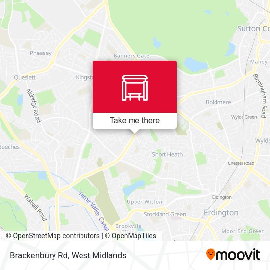 Brackenbury Rd map