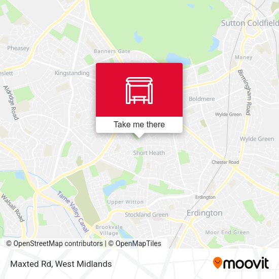 Maxted Rd map
