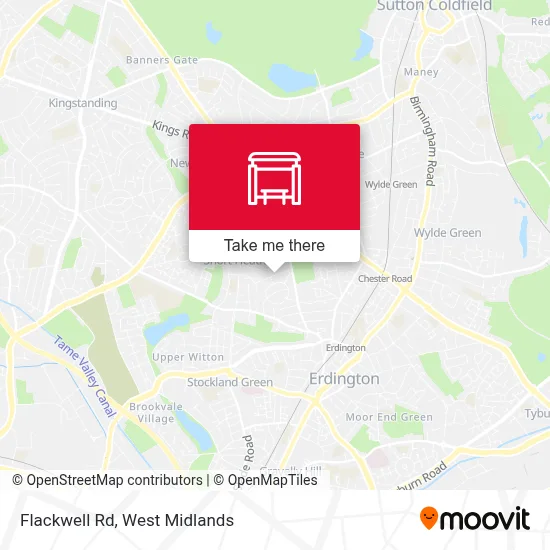 Flackwell Rd map