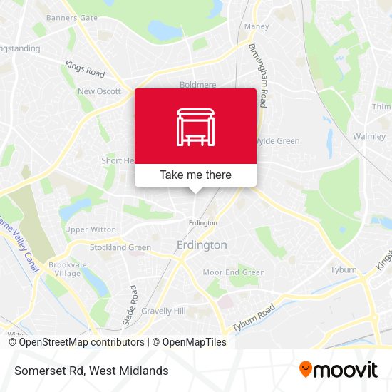 Somerset Rd map