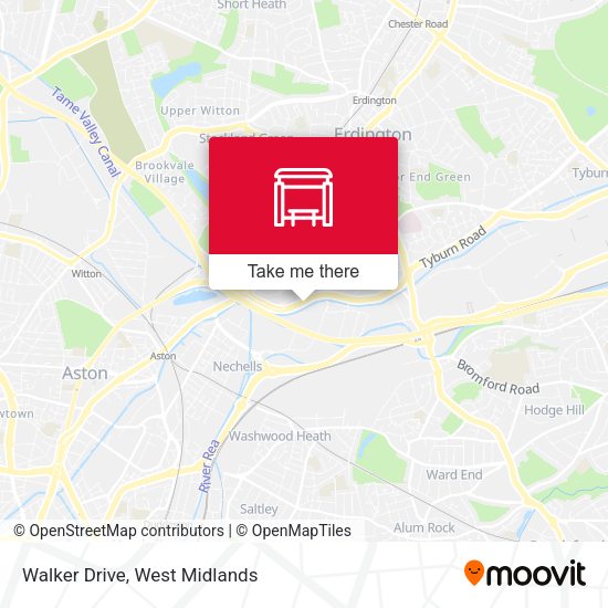 Walker Drive map