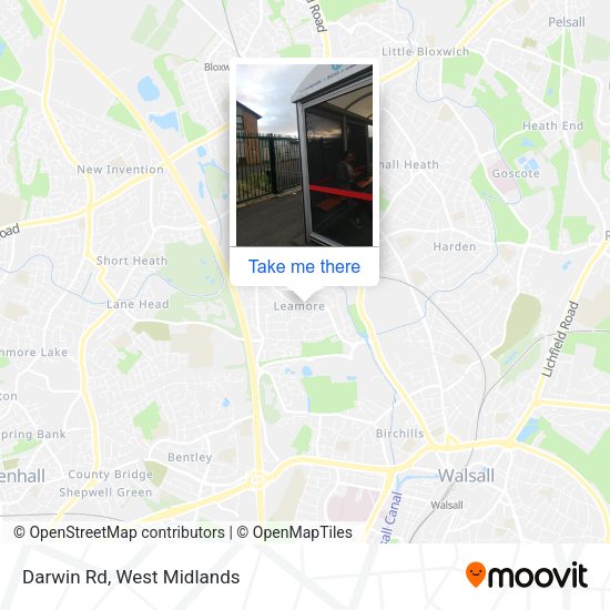 Darwin Rd map
