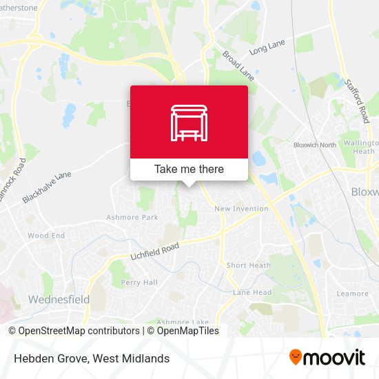 Hebden Grove map
