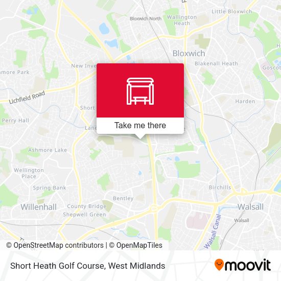 Short Heath Golf Course map