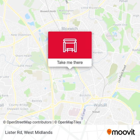 Lister Rd map
