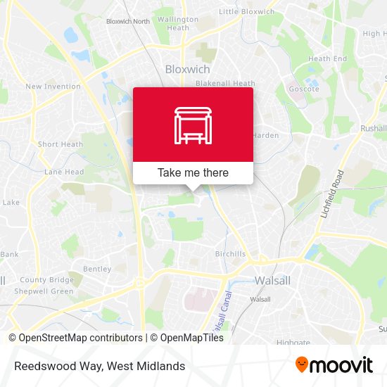 Reedswood Way map