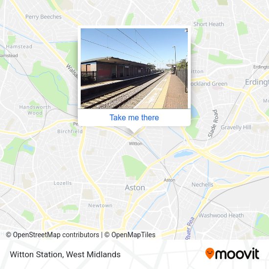 Witton Station map