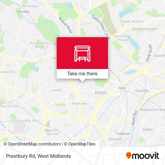 Prestbury Rd map