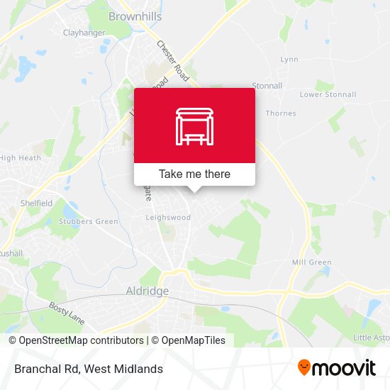 Branchal Rd map