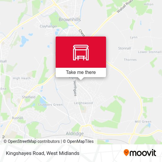 Kingshayes Road map