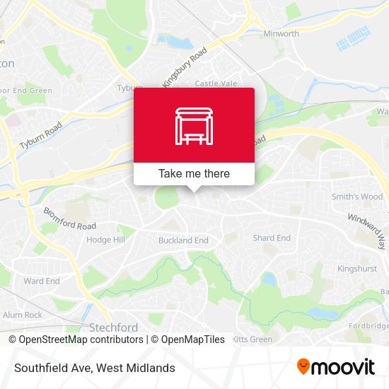 Southfield Ave map