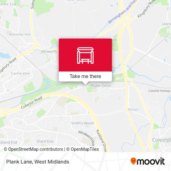 Plank Lane map