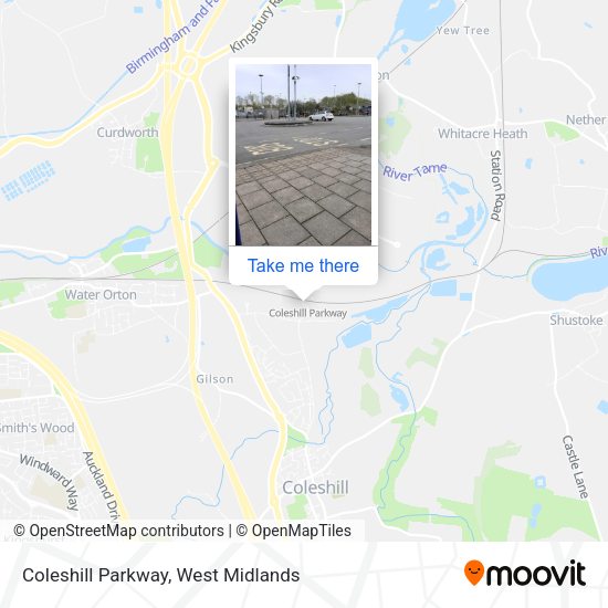 Coleshill Parkway map