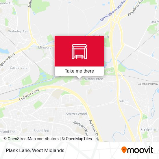 Plank Lane map