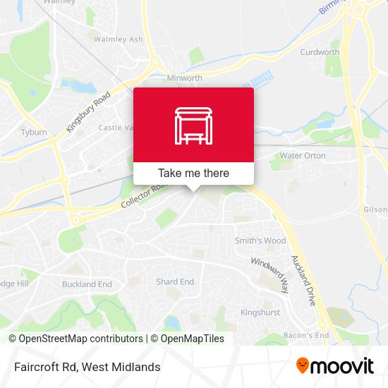 Faircroft Rd map