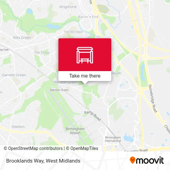 Brooklands Way map