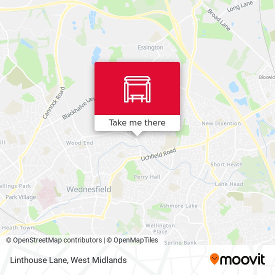 Linthouse Lane map