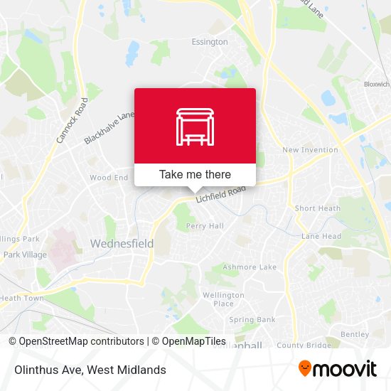 Olinthus Ave map