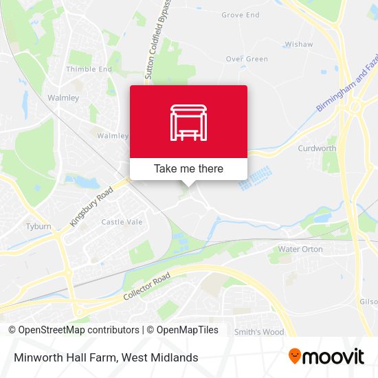 Minworth Hall Farm map