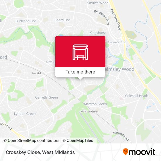 Crosskey Close map