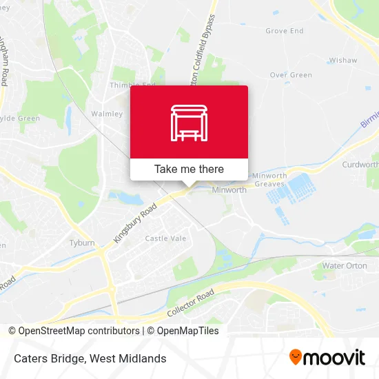 Caters Bridge map