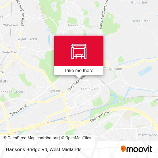 Hansons Bridge Rd map