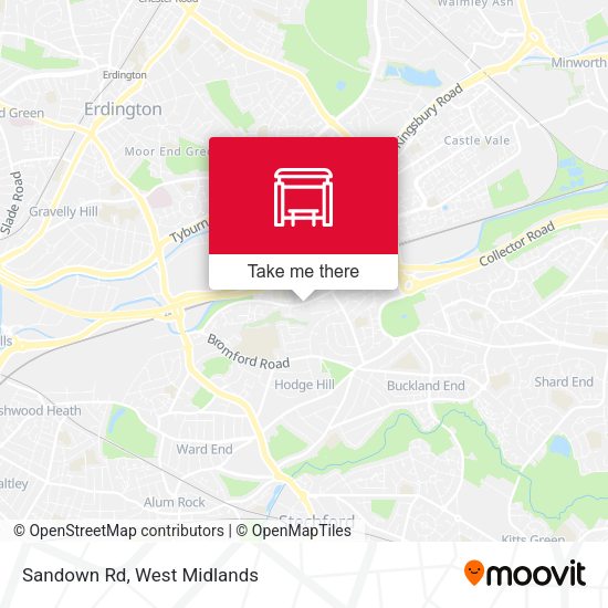 Sandown Rd map