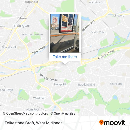 Folkestone Croft map