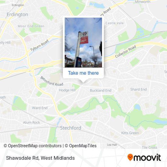 Shawsdale Rd map