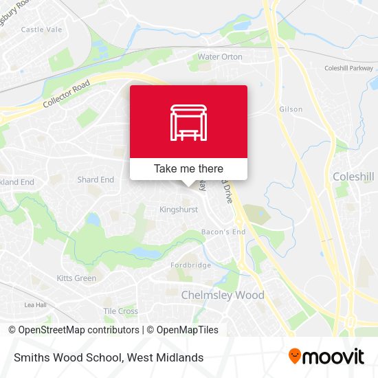 Smiths Wood School map