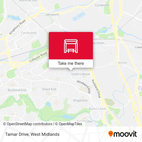 Tamar Drive map
