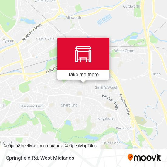 Springfield Rd map