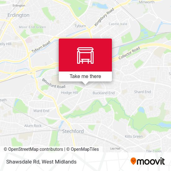 Shawsdale Rd map