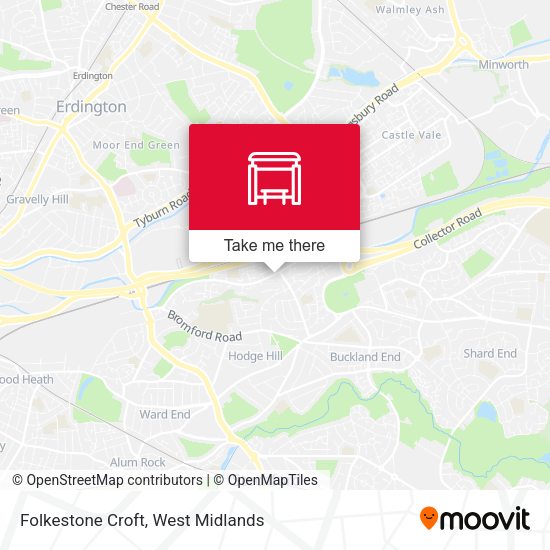 Folkestone Croft map