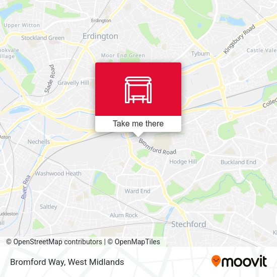 Bromford Way map