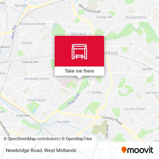 Newbridge Road map