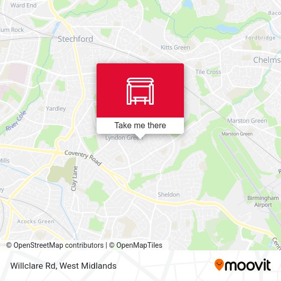 Willclare Rd map