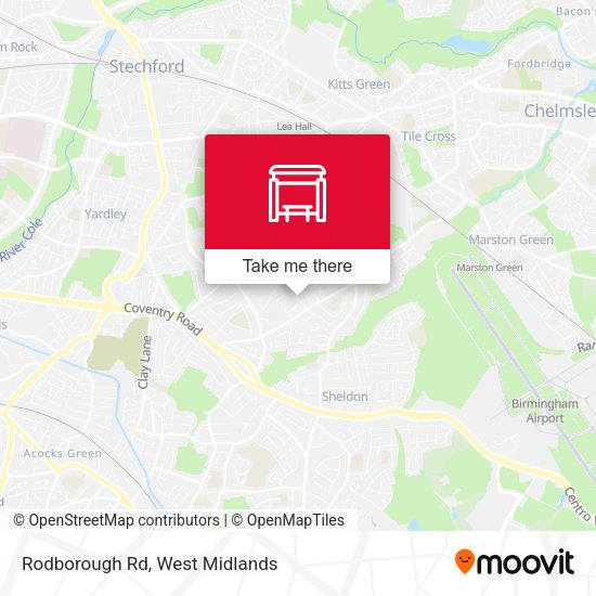 Rodborough Rd map