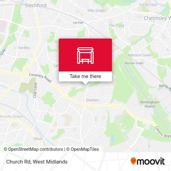 Church Rd map