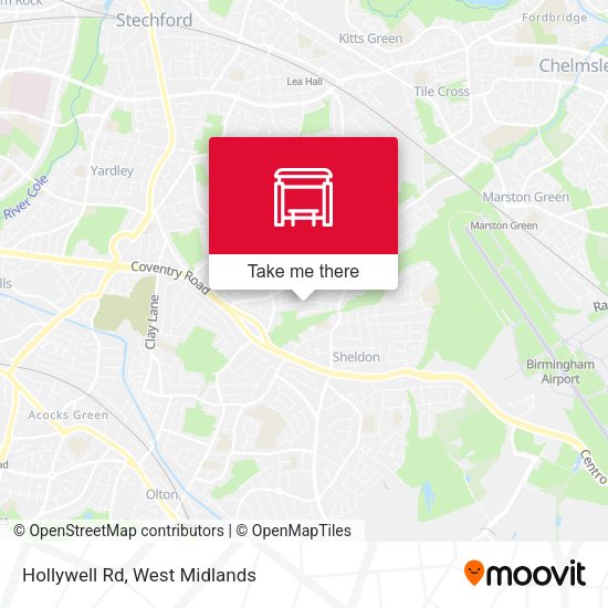 Hollywell Rd map