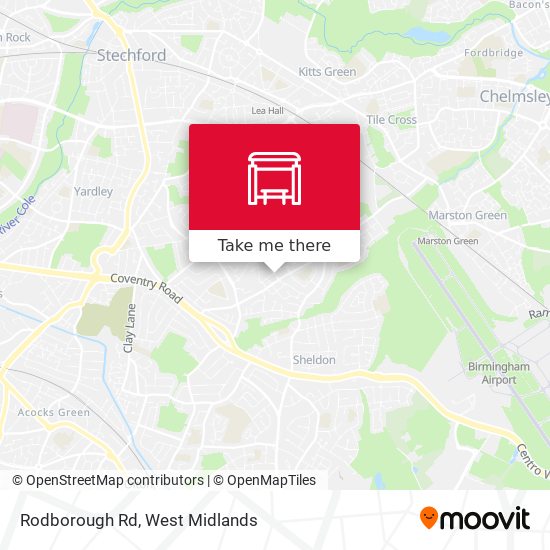 Rodborough Rd map